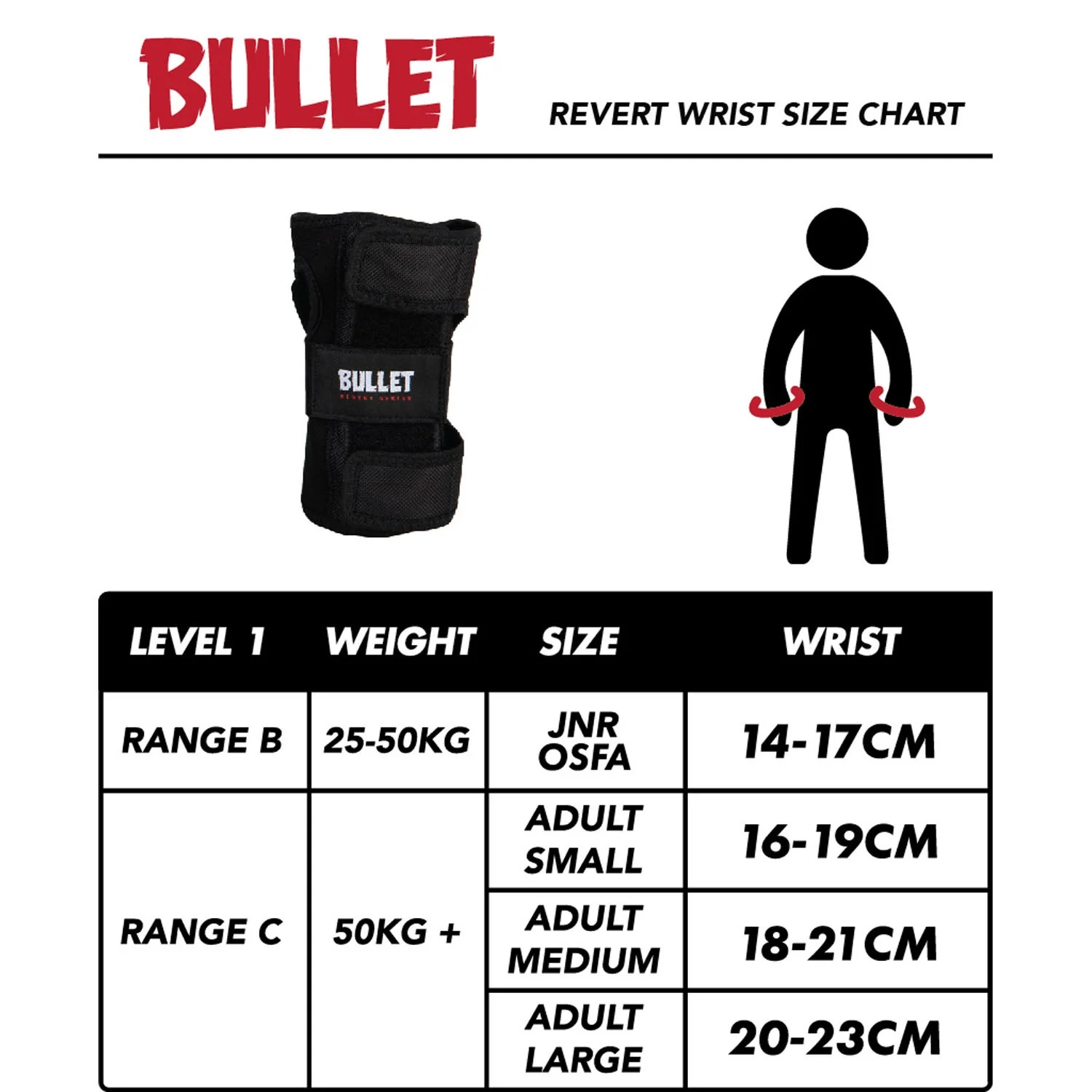 Bullet Revert Handgelenkschützer für Erwachsene - Image 3